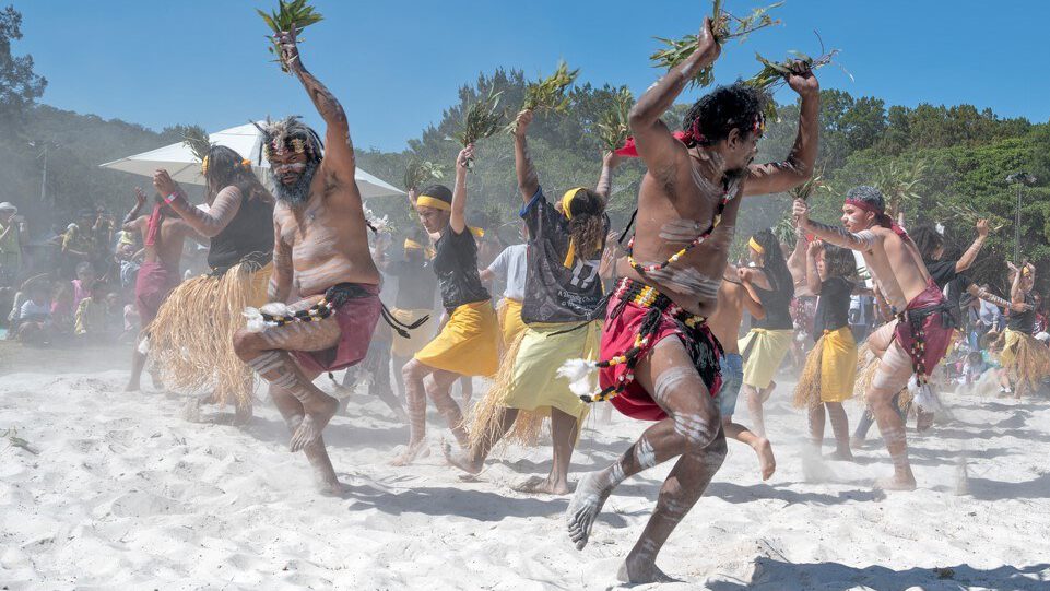 Festival aboroginskéhé kmene Quandamooka, 2015 (Austrálie) (reprofoto)